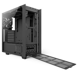 NZXT CA-S340W-B3 S340 Elite Mat Siyah Pencereli ATX PSUsuz Kasa