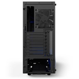 NZXT CA-S340W-B5 S340 Elite Siyah-Mavi Pencereli ATX PSUsuz Kasa