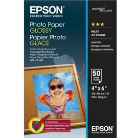 Epson C13S042547 Parlak Fotoğraf Kağıdı 10x15cm 50 Adet