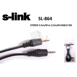 S-Link SL-864 5m Stereo Ses Kablosu