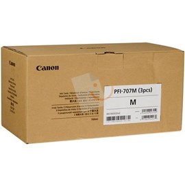 Canon PFI-707BK 3 Lü Paket Siyah Kartuş 9821B003 imagePROGRAF iPF8xx
