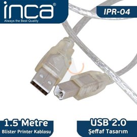 INCA IPR-04 1.5 Metre Usb2.0 Printer Kablosu Blister