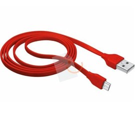 Trust 20137 Micro USB Universal Şarj Kablosu 1 Metre Kırmızı