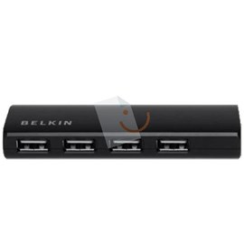 Belkin F4U042QEBAPL 4 Port USB 2.0 Siyah Mini Travel Hub