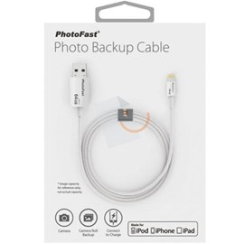 PhotoFast Photo Backup Cable 64GB Lightning / USB 3.0 Şarj Kablolu i-FlashDrive