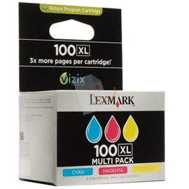 Lexmark 14N0850 100XL Renkli  Kartuş Seti Pro805 Pro905