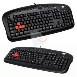 A4 Tech KB-28G USB Multimedya Q Türkçe Siyah Gaming Klavye