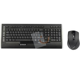 A4 Tech 9300F Kablosuz Siyah F TR Multimedya Klavye-Optik Mouse Seti