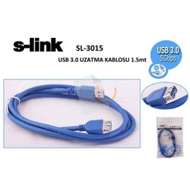 S-Link SL-3015 Usb 3.0 Uzatma Kablosu 1.5Mt
