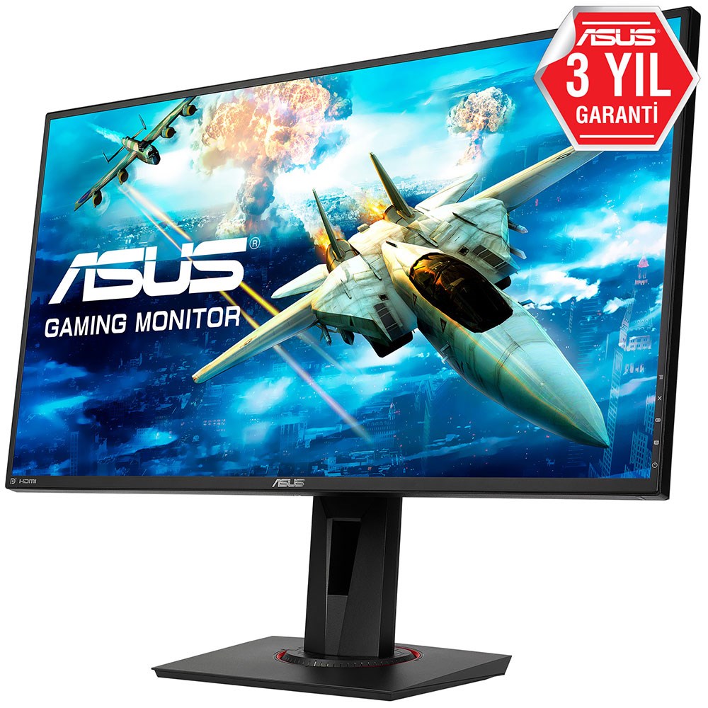 Asus VG278QR 27 0.5ms 165Hz G-SYNC FreeSync Full HD HDMI DP DVI Oyuncu Monitörü