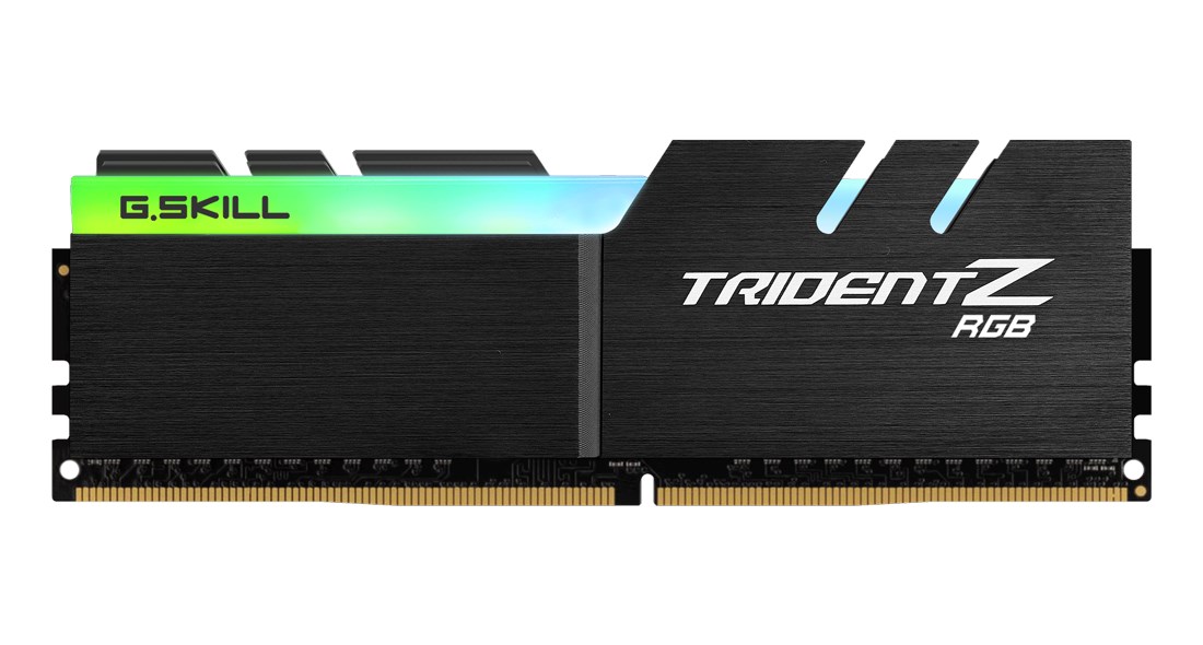 G.SKILL F4-3000C16S-8GTZR TRIDENT Z RGB LED DDR4-3000Mhz CL16 8GB (1X8GB) Single (16-18-18-38) 1.35V