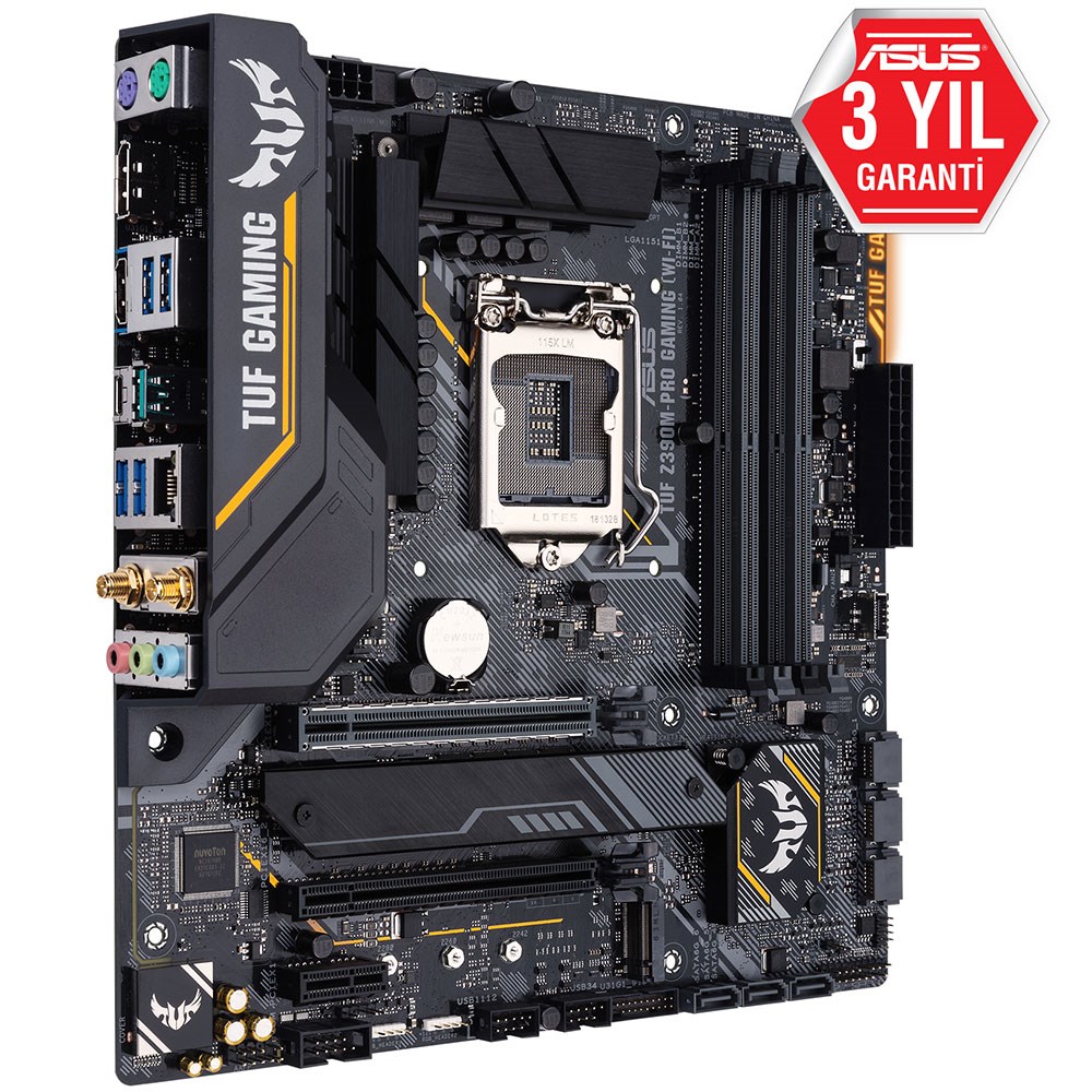 Asus TUF Z390M-PRO GAMING (WI-FI) DDR4 M.2 HDMI DP Lga1151 mATX