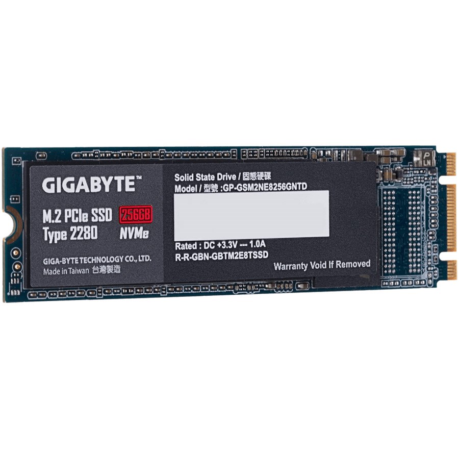 Gigabyte GP-GSM2NE8256GNTD 256GB PCIe Gen3x2 M.2 SSD 1200/800MB