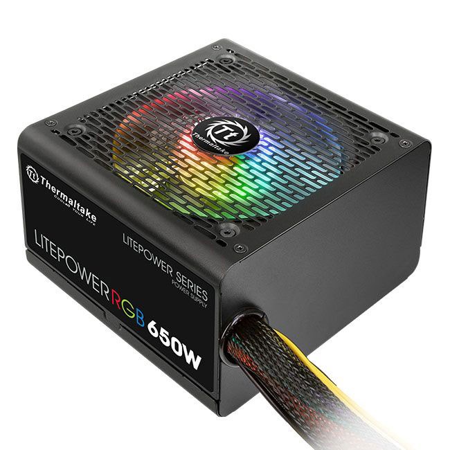 Thermaltake Litepower RGB 650W APFC 12cm Fanlı PSU