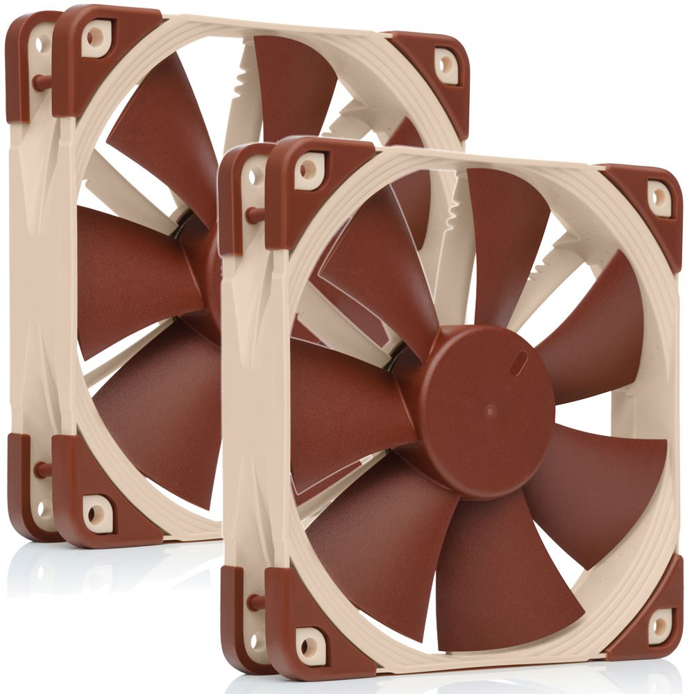 Noctua NF-F12 PWM 2'Li Paket 120mm 1500Rpm 22.4dB Kasa Fanı