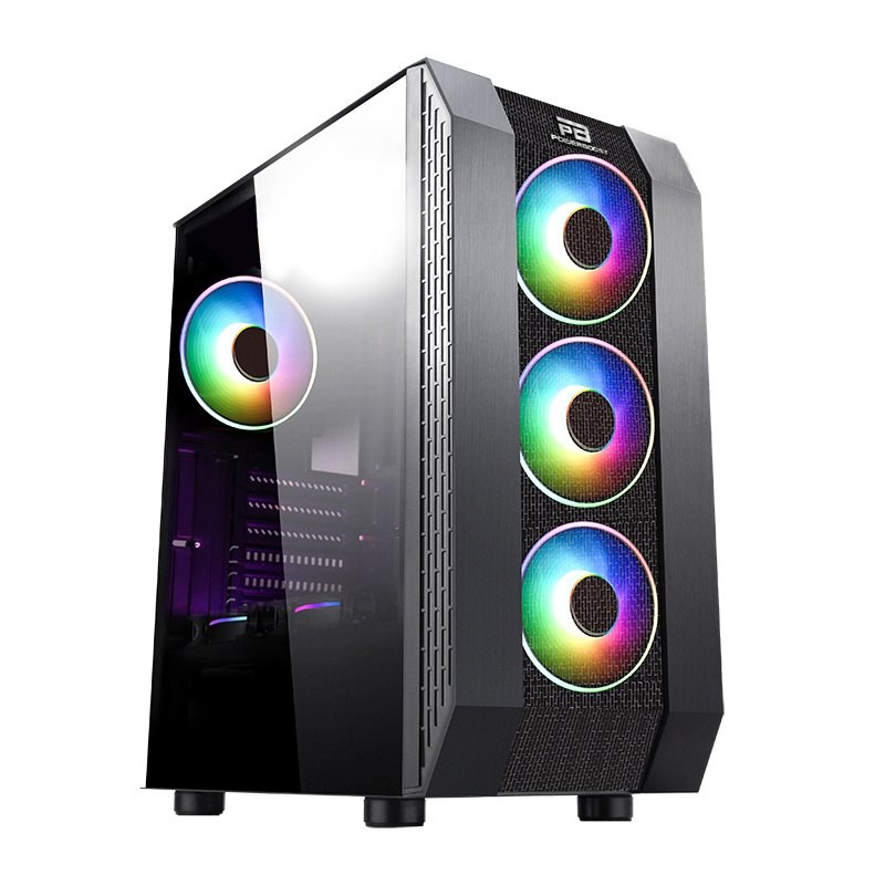 PowerBoost VK-P3305B 500w USB 3.0 ATX, Mesh, Fixed Led fan siyah Kasa