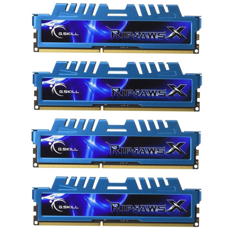 G.SKILL F3-1600C9Q-32GXM RipjawsX DDR3 1600Mhz CL9 32GB (4x8GB) QUAD