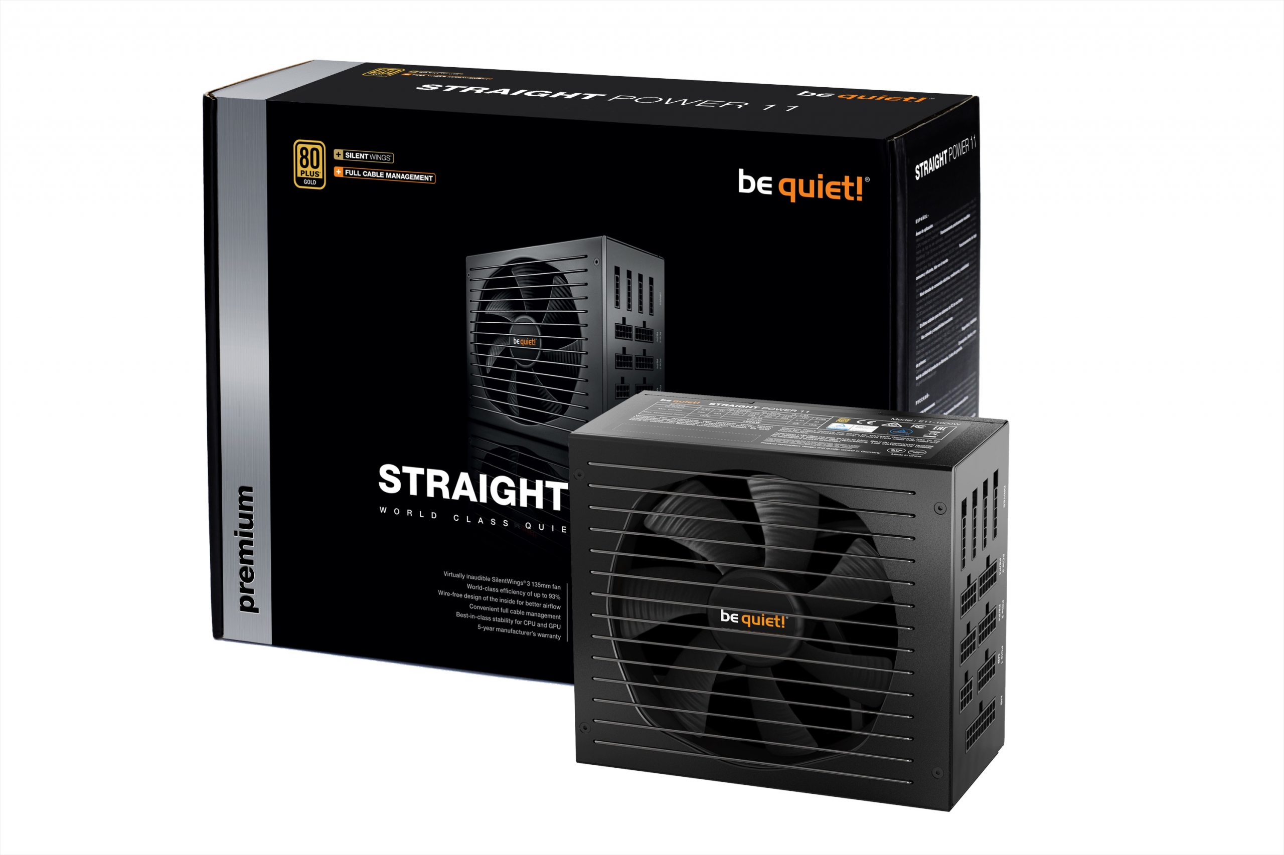 Be Quiet! BN283 STRAIGHT POWER 11 80+ Gold 750W Tam Modüler Bilgisayar Güç Kaynağı