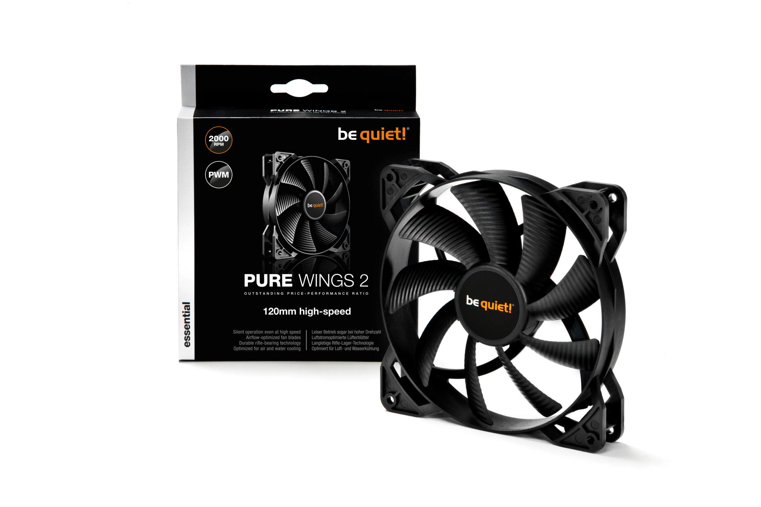 Be Quiet! BL081 PURE WINGS 2 120mm 4 Pin PWM Kasa Tahliye Fanı