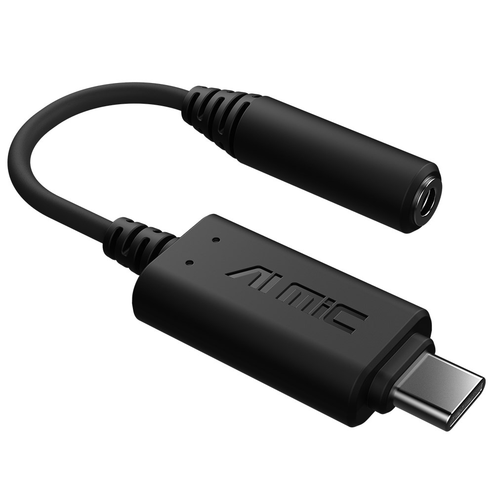 Asus AI NC MIC ADAPTER/USB-A USB-C - 3.5 mm Gürültü Engelleyici Mikrofon Adaptör