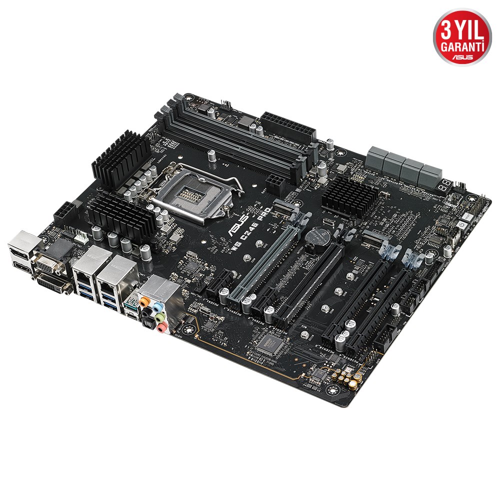 Asus WS C246 Pro Intel C246 2666 MHz DDR4 Soket 1151 ATX Sunucu Anakartı
