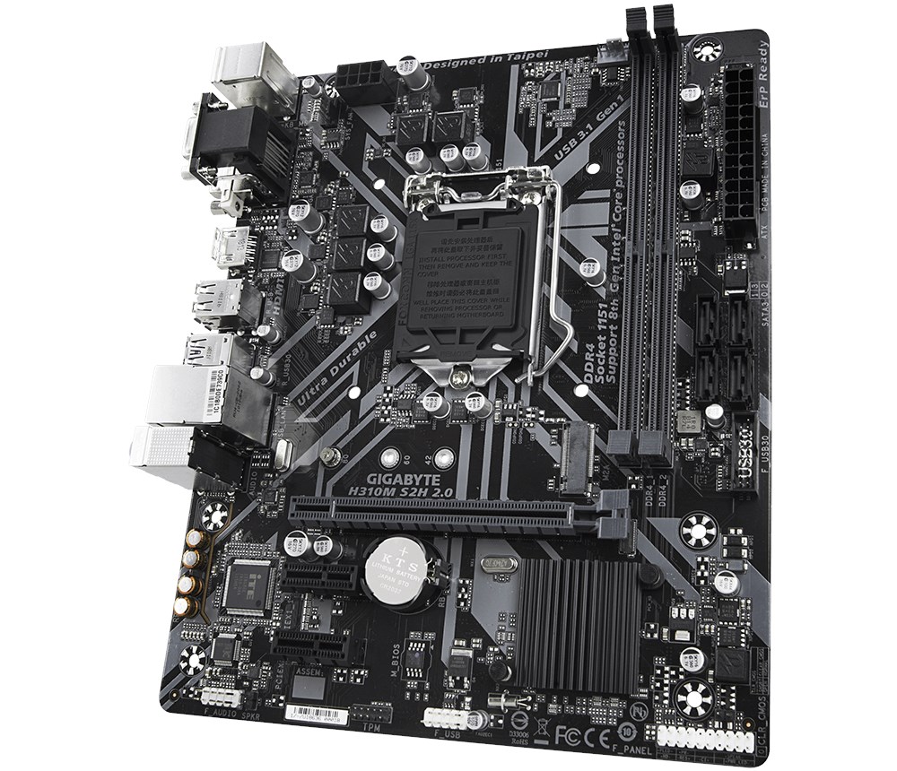 Gigabyte H310M-S2H 2.0 Intel H310 1151 DDR4 2666MHz Anakart 