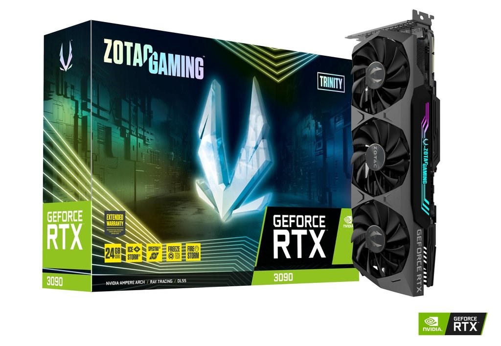 Zotac NVIDIA GeForce RTX 3090 Trinity ZT-A30900D-10P 24 GB GDDR6X 384 Bit Ekran Kartı