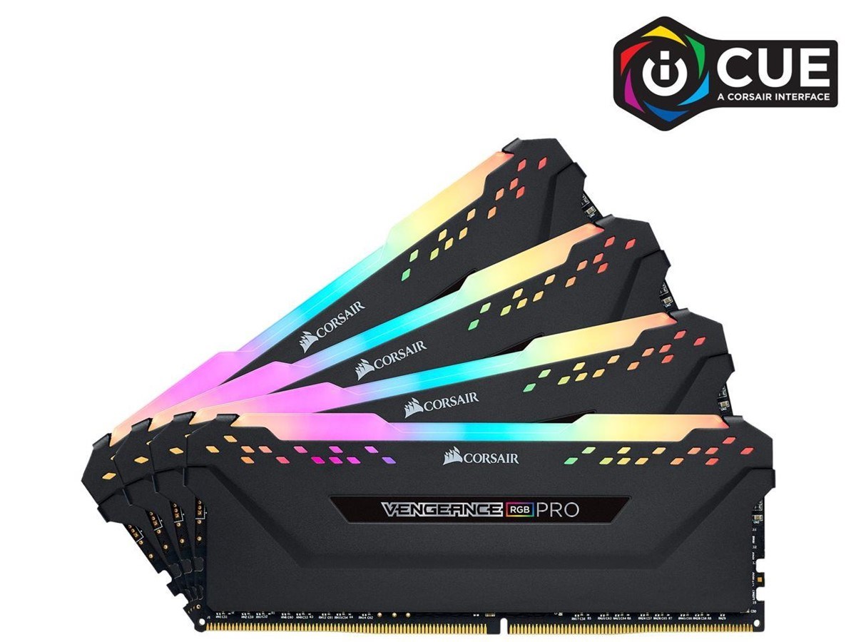 Corsair Vengeance RGB PRO CMW32GX4M4D3600C16 32 GB (4x8GB) DDR4 3600 MHz C18 Ram 