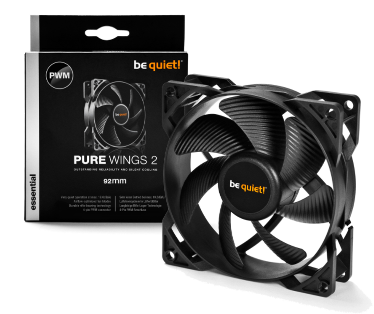 Be Quiet! Pure Wings 2 92mm Kasa Fanı BL038 PWM 4 Pin