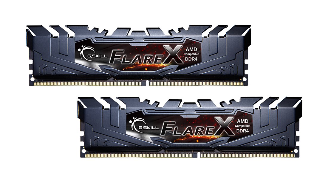 G.SKILL F4-3200C16D-32GFX Flare X DDR4-3200Mhz CL16 32GB (2x16GB) AMD Ryzen Uyumlu (16-18-18-38) 1.35V