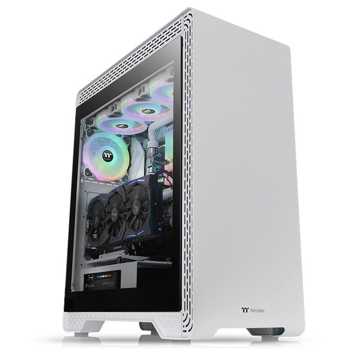 Thermaltake S500 Tempered Glass Pencereli SNOW MidTower Beyaz Oyuncu Kasası CA-1O3-00M6WN-00