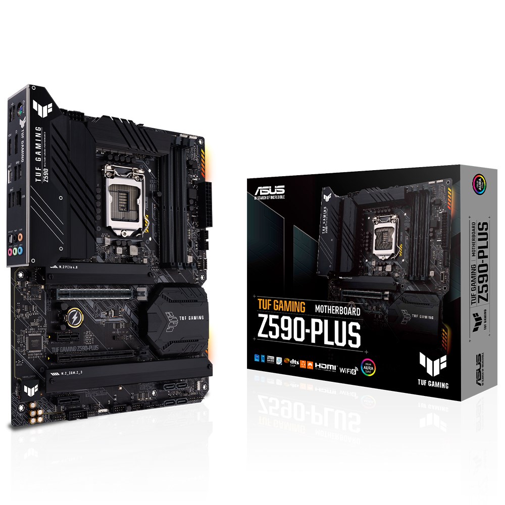Asus TUF Gaming Z590-PLUS Intel Z590 Soket 1200 DDR4 5133(OC)MHz ATX Gaming Anakart
