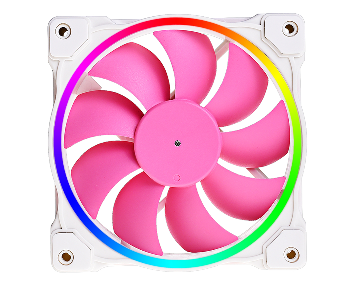 ID-Cooling ZF-12025-PINK 4Pin PWM ARGB 120mm Kasa Fanı