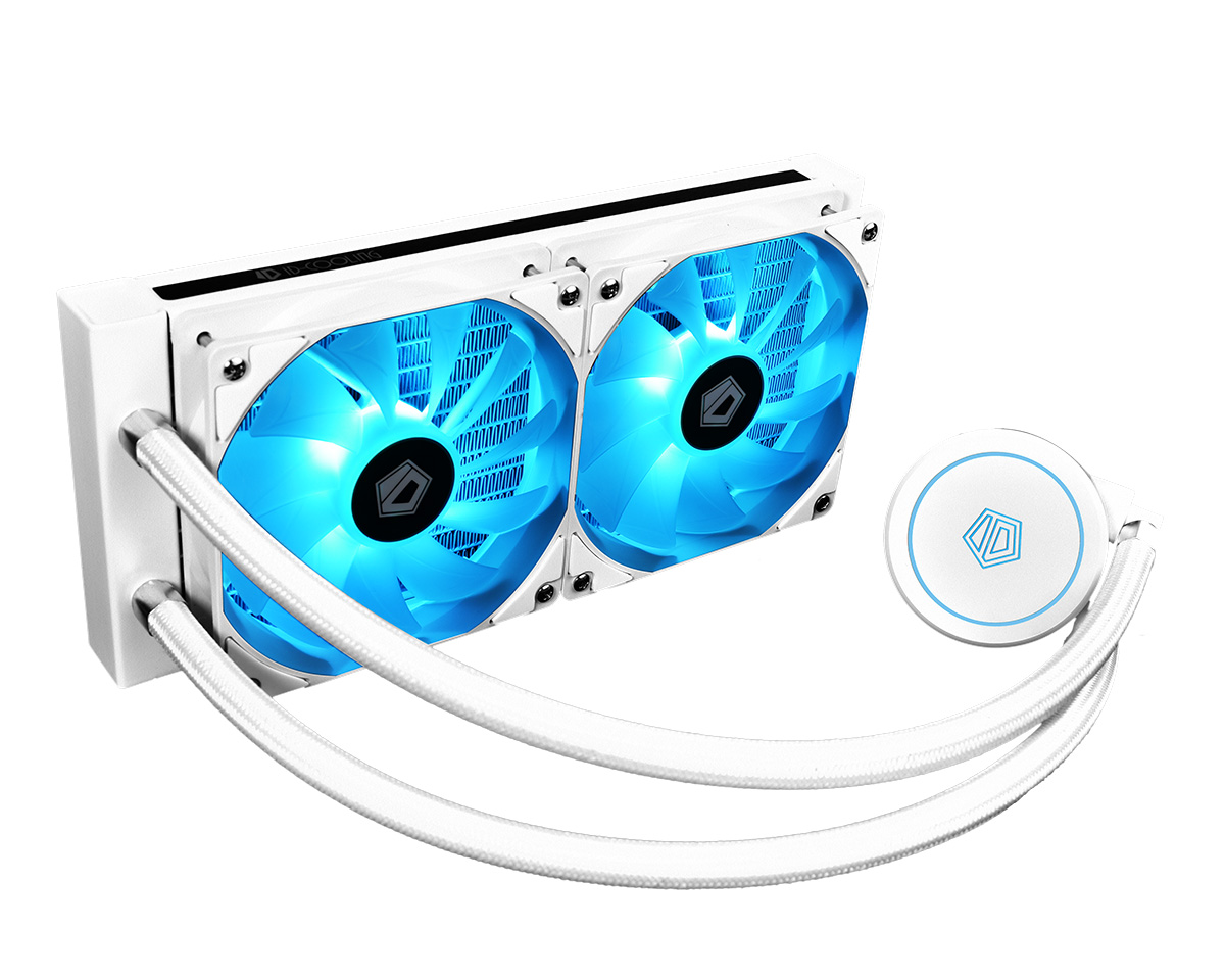 ID-Cooling AuraFlow X 240 Snow 4Pin PWM RGB 240mm Sıvı Soğutucu İntel - Amd uymlu