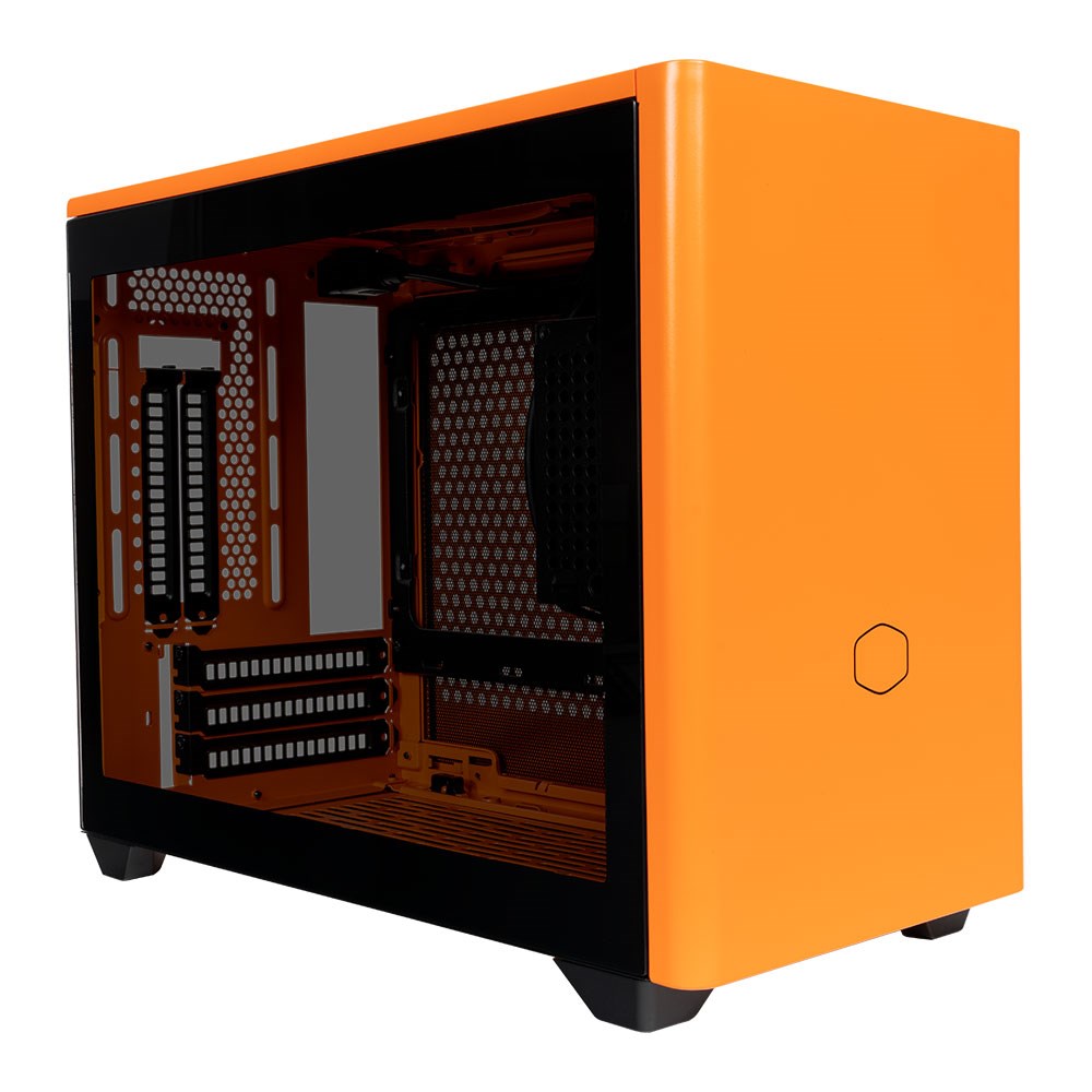 CM MasterBox NR200P Turuncu Tempered Glass Mini-ITX, SFX PSU Destekli Bilgisayar Kasası MCB-NR200P-OCNN-S00