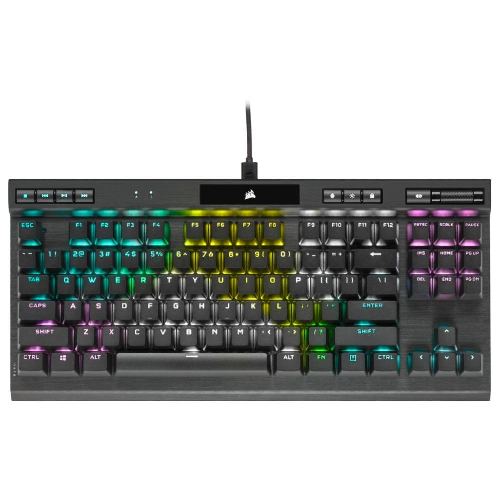 CORSAIR CH-9119010-NA K70 RGB TKL Champion Series Cherry MX Red İngilizce RGB Mekanik Gaming Klavye