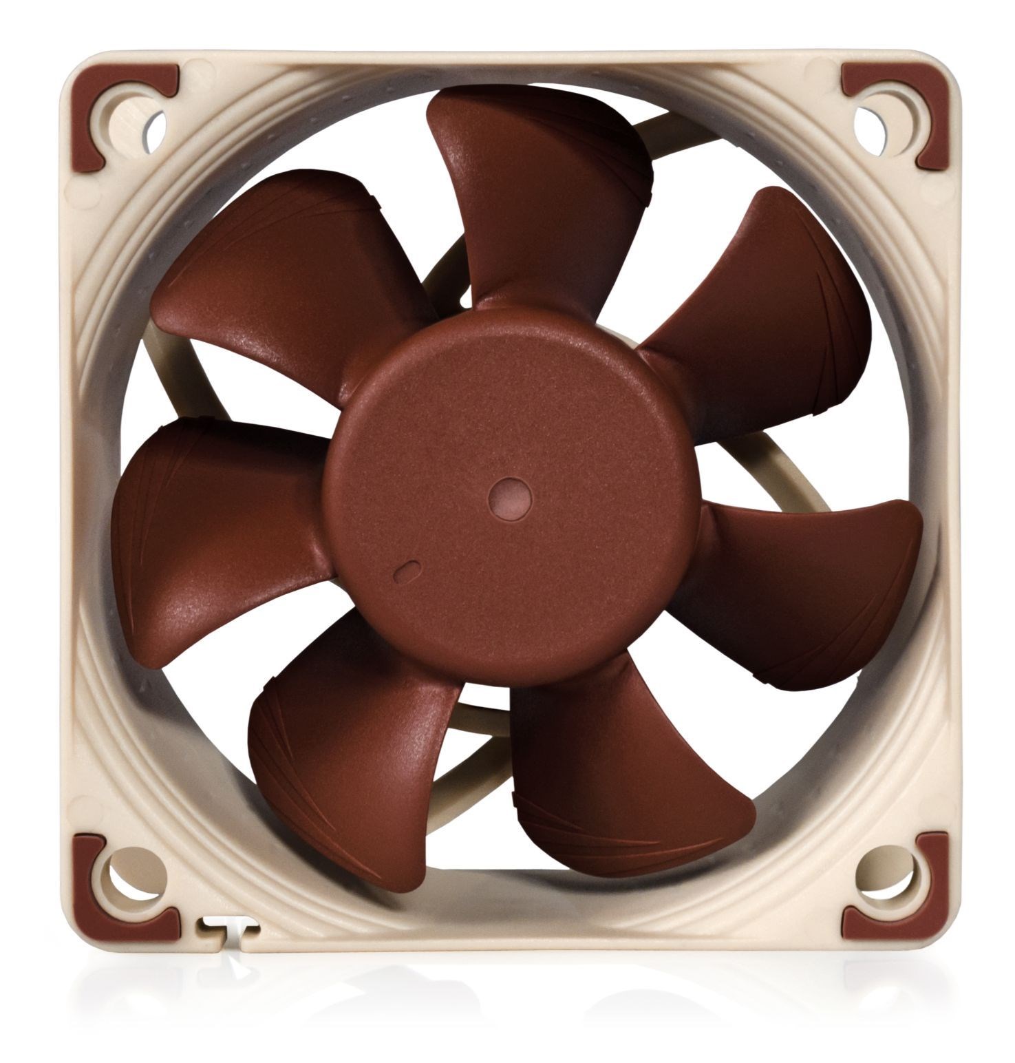 NOCTUA NF-A6x25 PWM 5V 60mm 3000-650rpm 17cfm 19.3db Krem-Bordo Kasa fanı