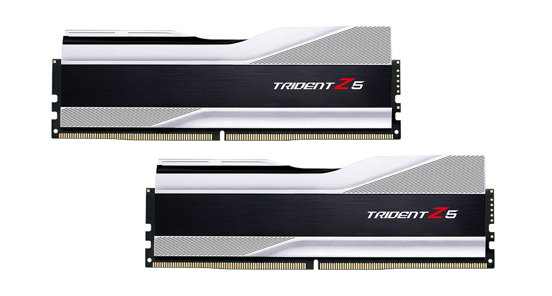 GSKILL F5-5600U3636C16GX2-TZ5S Trident Z5 Silver DDR5-5600Mhz CL36 32GB (2X16GB) DUAL (36-36-36-76) 1.2V