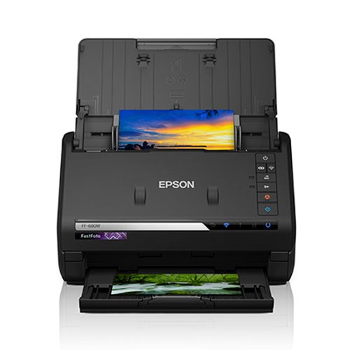 Epson FastFoto FF-680W Kablosuz Yüksek Hızlı Fotoğraf ve Belge Tarayıcı Siyah