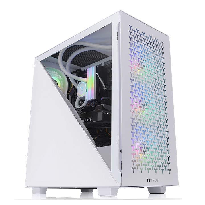 Thermaltake CA-1S2-00M6WN-02 Divider 300 TG Air Snow 3x120mm ARGB Fanlı, ATX Mid Tower Oyuncu Kasası