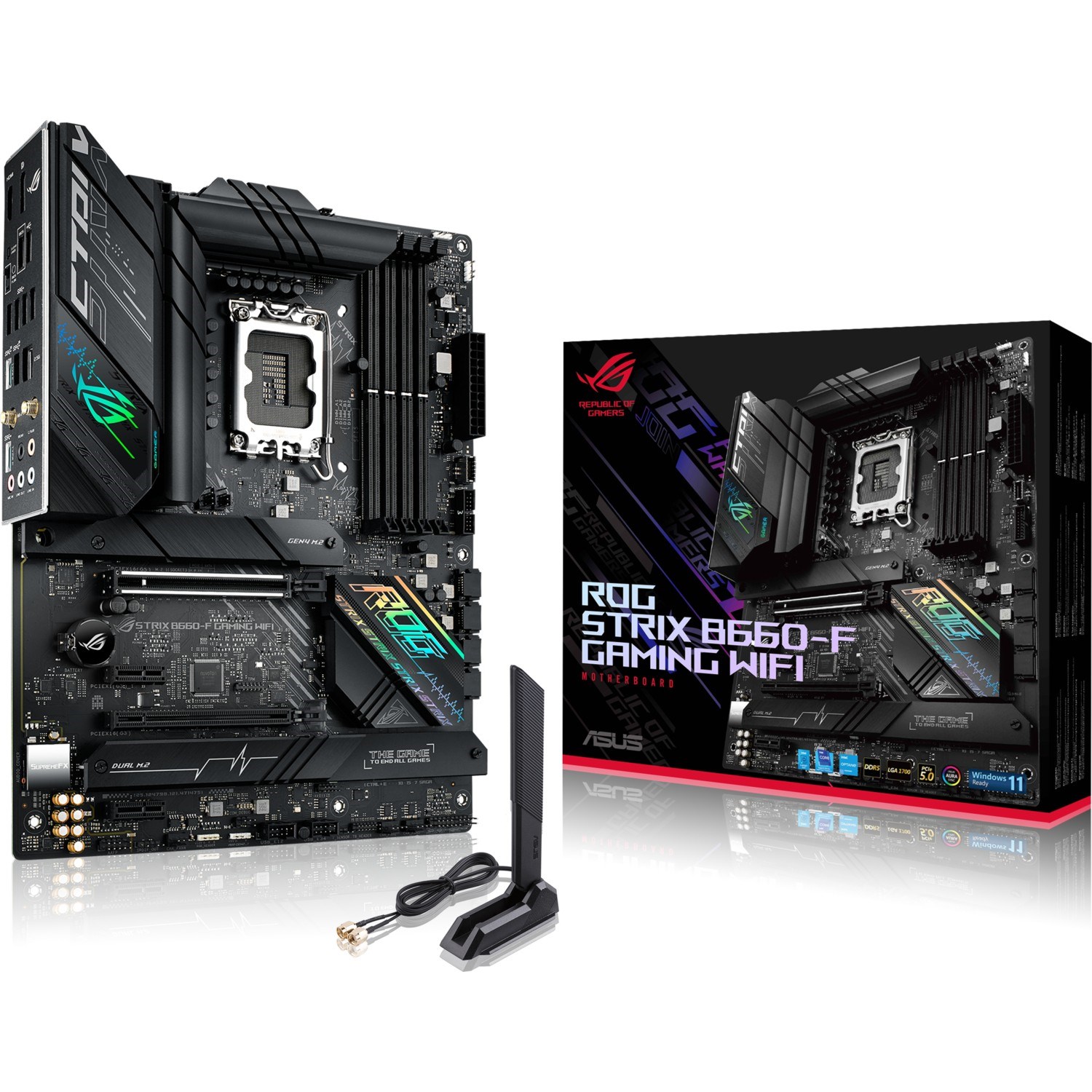 Asus ROG Strix B660-F Gaming WIFI Intel B660 Soket 1700 DDR5 6000(OC)MHz ATX Anakart
