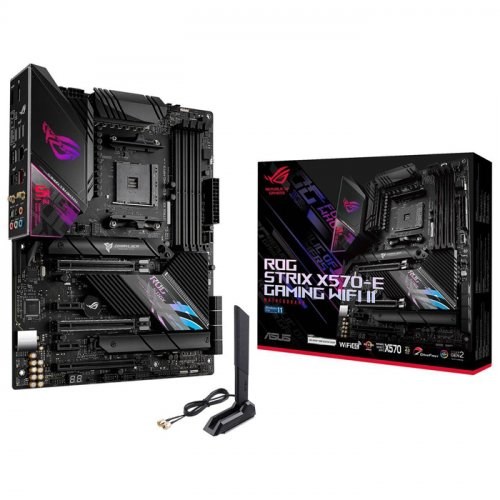 Asus ROG Strix X570-E Gaming WIFI II AMD X570 Soket AM4 DDR4 5100(OC)MHz ATX Anakart 