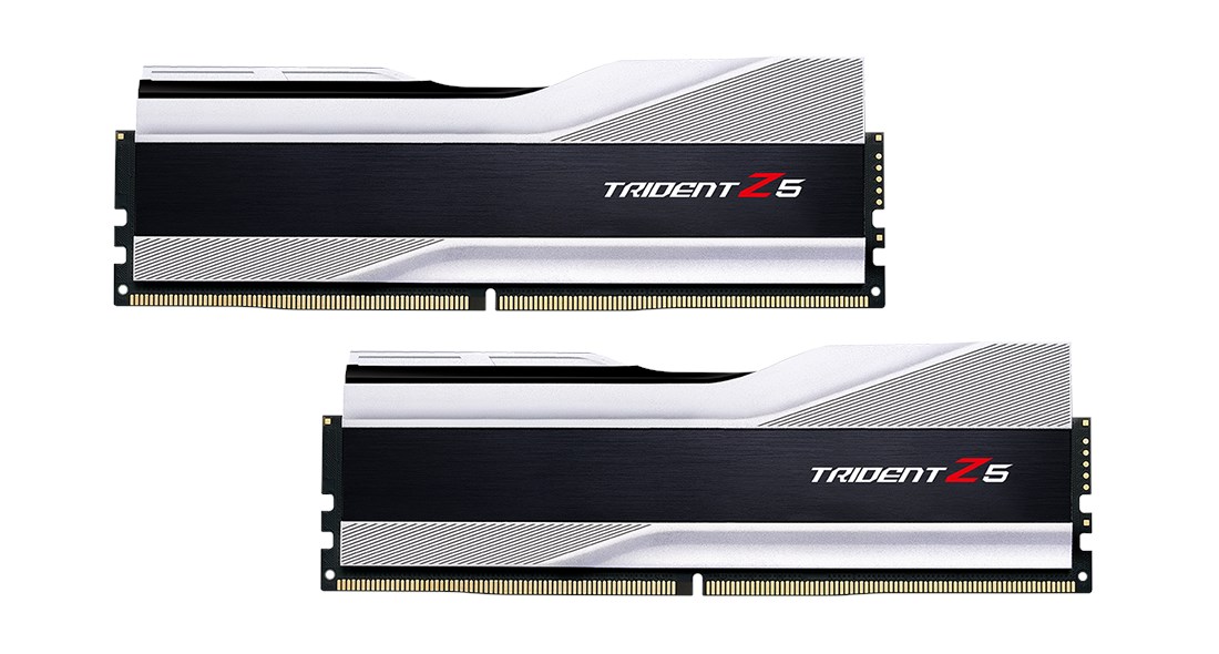 GSKILL F5-6400J3239G16GX2-TZ5S Trident Z5 Silver DDR5-6400Mhz CL32 32GB (2x16GB) DUAL (32-39-39-102) 1.4V