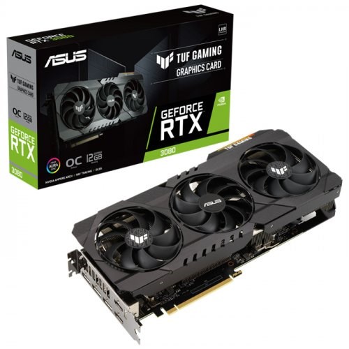 Asus TUF Gaming GeForce RTX 3080 OC TUF-RTX3080-O12G-GAMING 12GB GDDR6X 384Bit DX12 Gaming Ekran Kartı