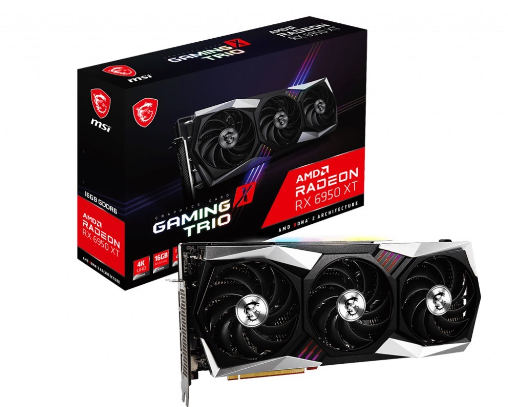 MSI AMD Radeon RX 6950 XT Gaming X Trio 16 GB GDDR6 256 Bit Ekran Kartı