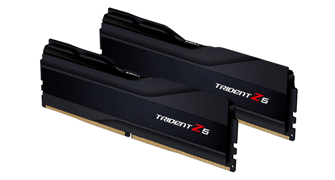 GSKILL Trident Z5 Siyah DDR5-6000Mhz CL30 32GB (2x16GB) DUAL RAM 1.35V F5-6000J3040F16GX2-TZ5K