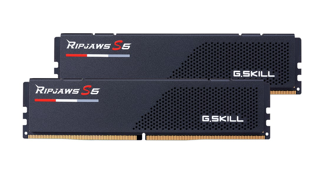 GSKILL F5-5600J4040C16GX2-RS5K Ripjaws S5 Siyah DDR5-5600Mhz CL40 32GB (2X16GB) DUAL (40-40-40-89) 1.20V