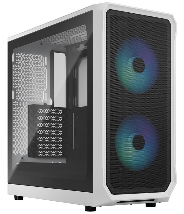 Fractal Design Focus 2 RGB Beyaz Temperli Cam Oyuncu Bilgisayar Kasası - FD-C-FOC2A-04