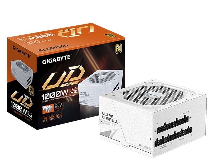 Gigabyte 1000W GP-UD1000GM PG5 V2 80+ Gold Tam Modüler  ATX 3.1 Güç Kaynağı