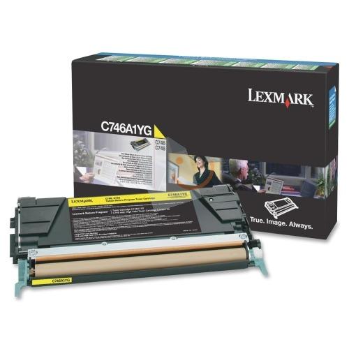 Lexmark C746A1YG Sarı Toner C748de C746dn C746dtn C748dte C746n C748e